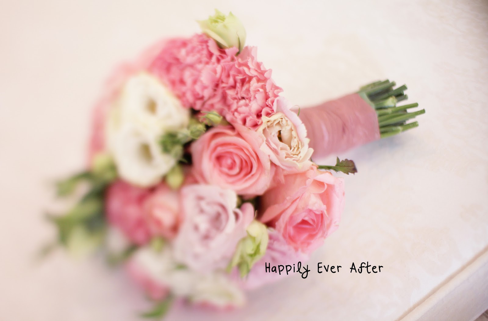Happily Ever After Engagement Hand Bouquet Maya + Khairul