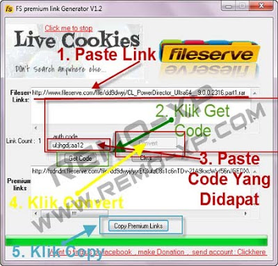 Fileserve Premium Link Generator v1.2