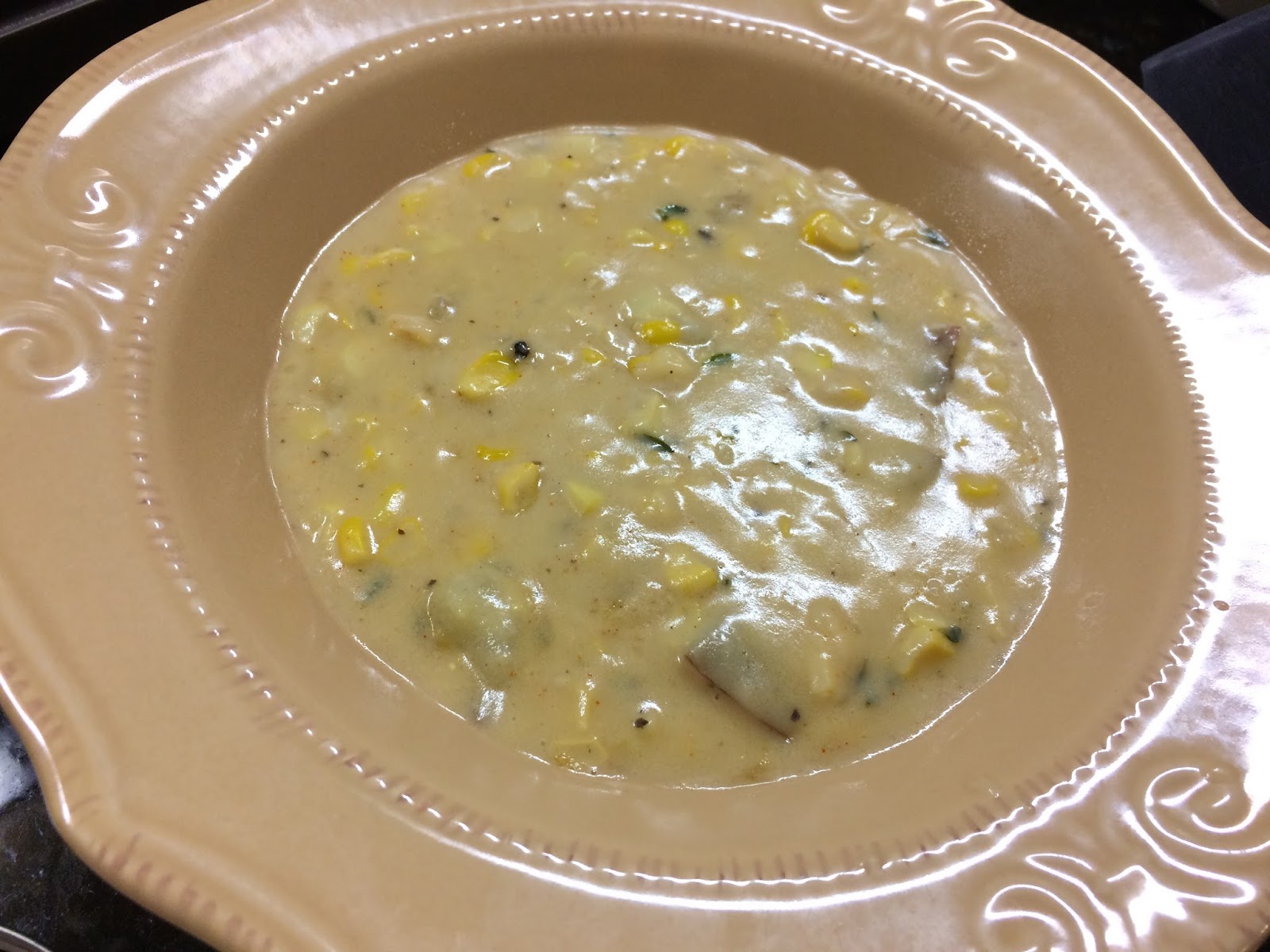 What Not to Burn Spicy Corn Chowder