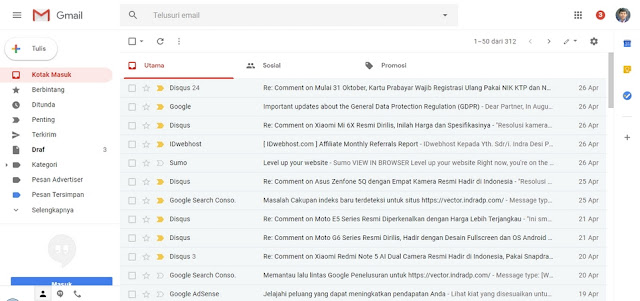 Tampilan Baru Gmail