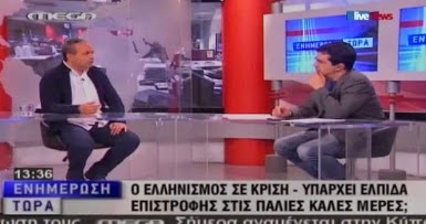 Συνέντευξη του Νίκου Λυγερού στο MEGA TV Κύπρου.