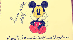 mickey mouse drawing step tutorial easy drawings simple sketches learn want