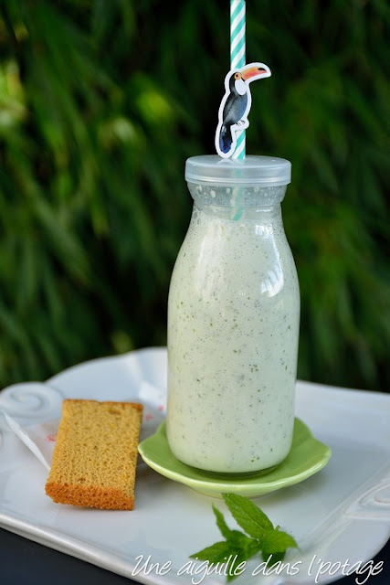 Lassi pomme verte-menthe