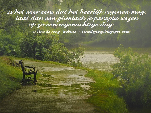 Gedichten En Verhalen Uit Het Leven Regen