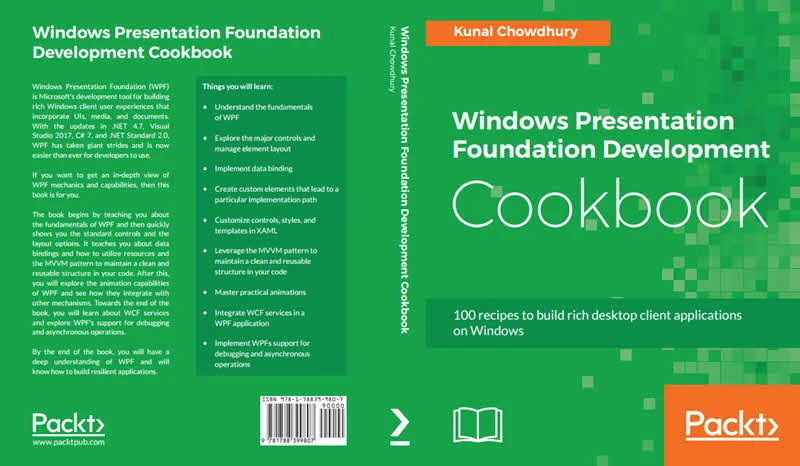 Windows Presentation Foundation Foundation (WPF) Development Cookbook (Author: Kunal Chowdhury, Publisher: Packt)