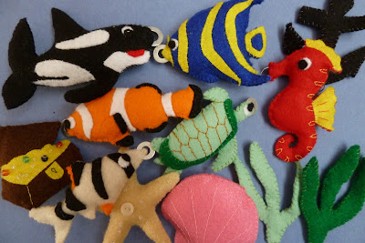 Overwhelming Felt Sea Animals