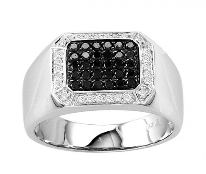 Mens black diamond rings |Jewellery Images