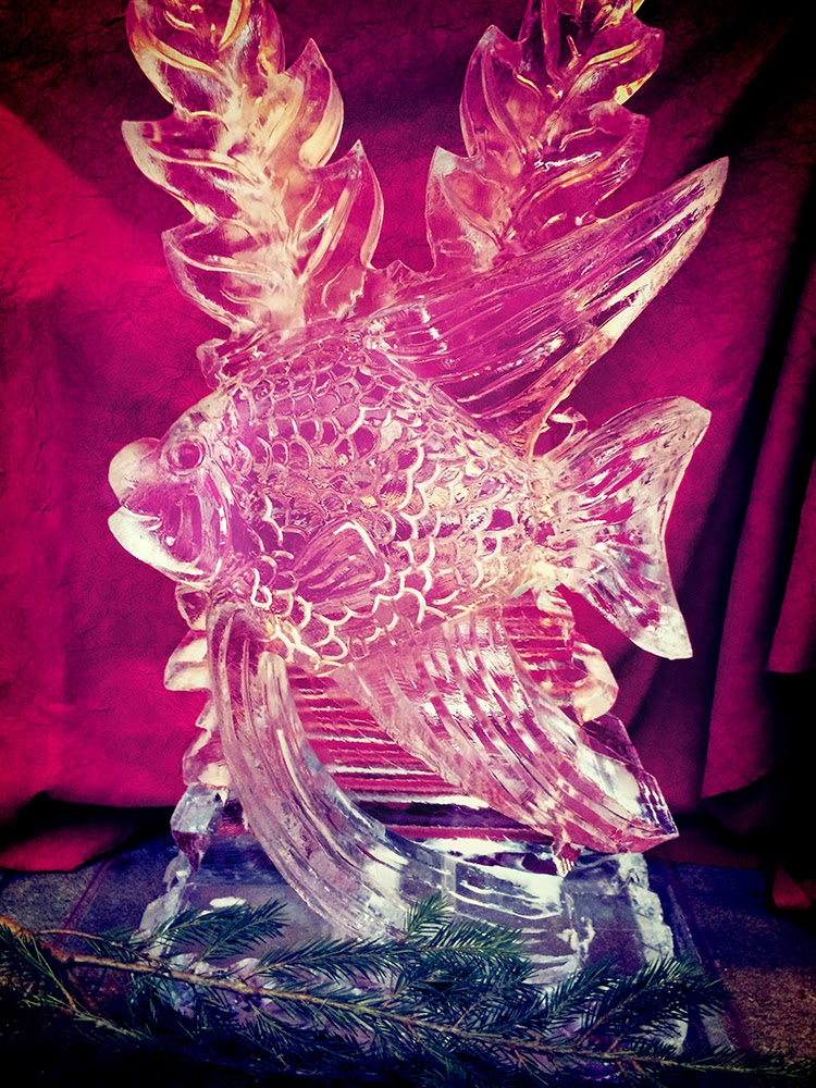 The Painting Queen Fire In Ice Sculptures At Frederick Maryland's