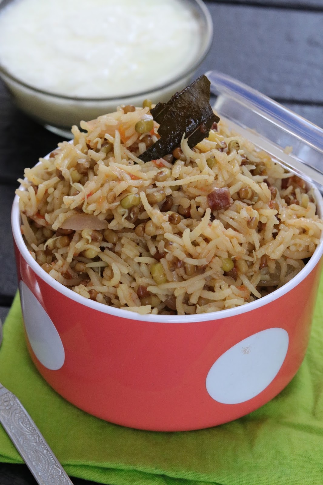 Healthy Sprouts Pulao in Rice Cooker Healthy Kadai