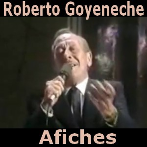 Roberto Goyeneche - Afiches letra y acordes de guitarra y piano, tango, polaco