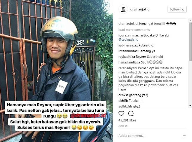 9 Kisah Driver Ojek Online Ini Viral di Medsos, Bikin Haru Netizen