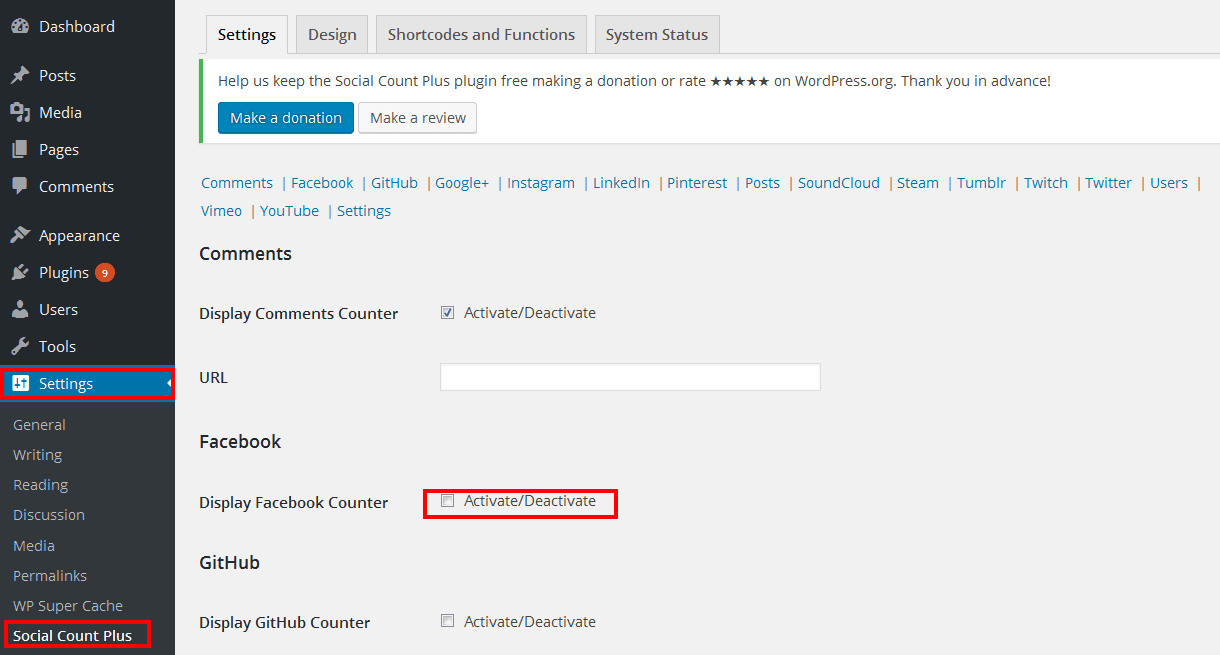 How to Display your Social Profiles Followers & like Counts in