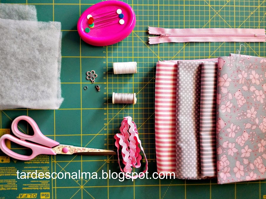 DIY, turorial, costura, patchwork, moldes, paso a paso, neceser, fácil, barato