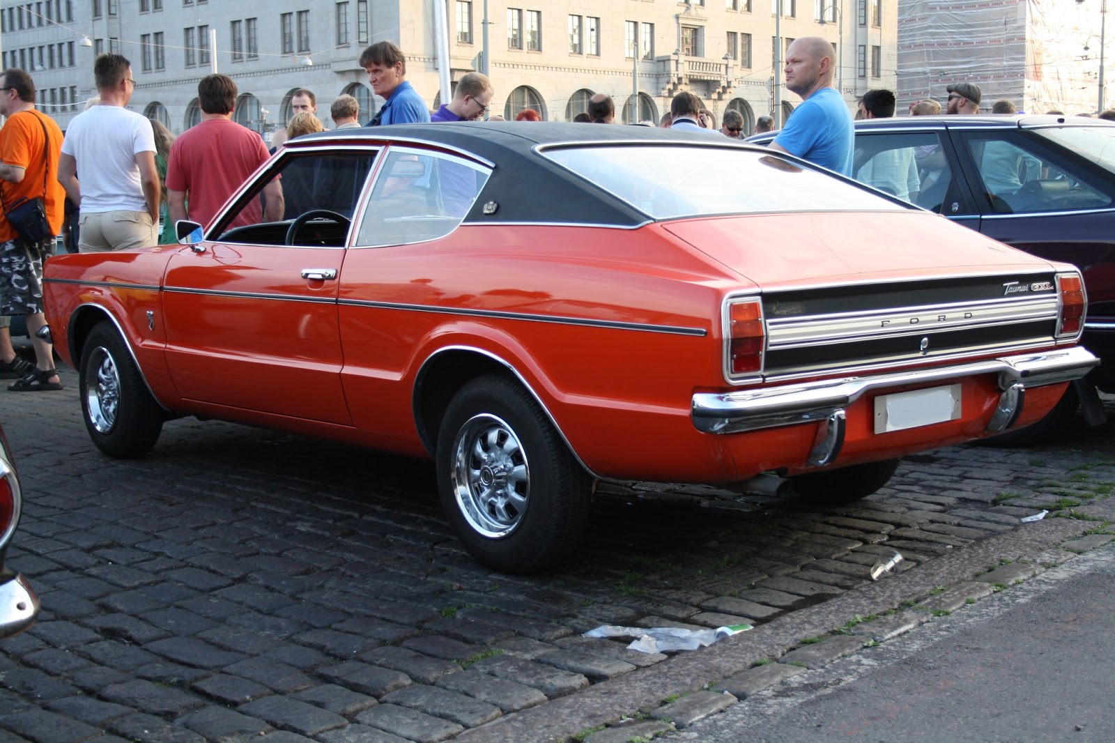 Photo Vintage Ford Taunus GXL Coupé (TC) 1974 - Tirage Occasion, Thème Automobile Rétro