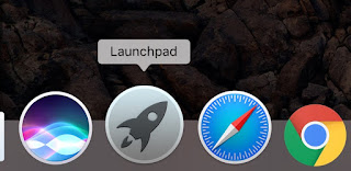 lancio launchpad osx mac elenco applicazioni e programmi installati