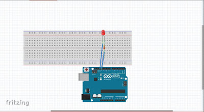 Blink Circuit Arduino Diagram Pin 12