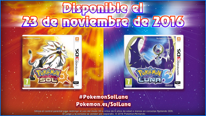 Destino RPG: Pokémon Edición Sol/Luna tiene fecha de lanzamiento