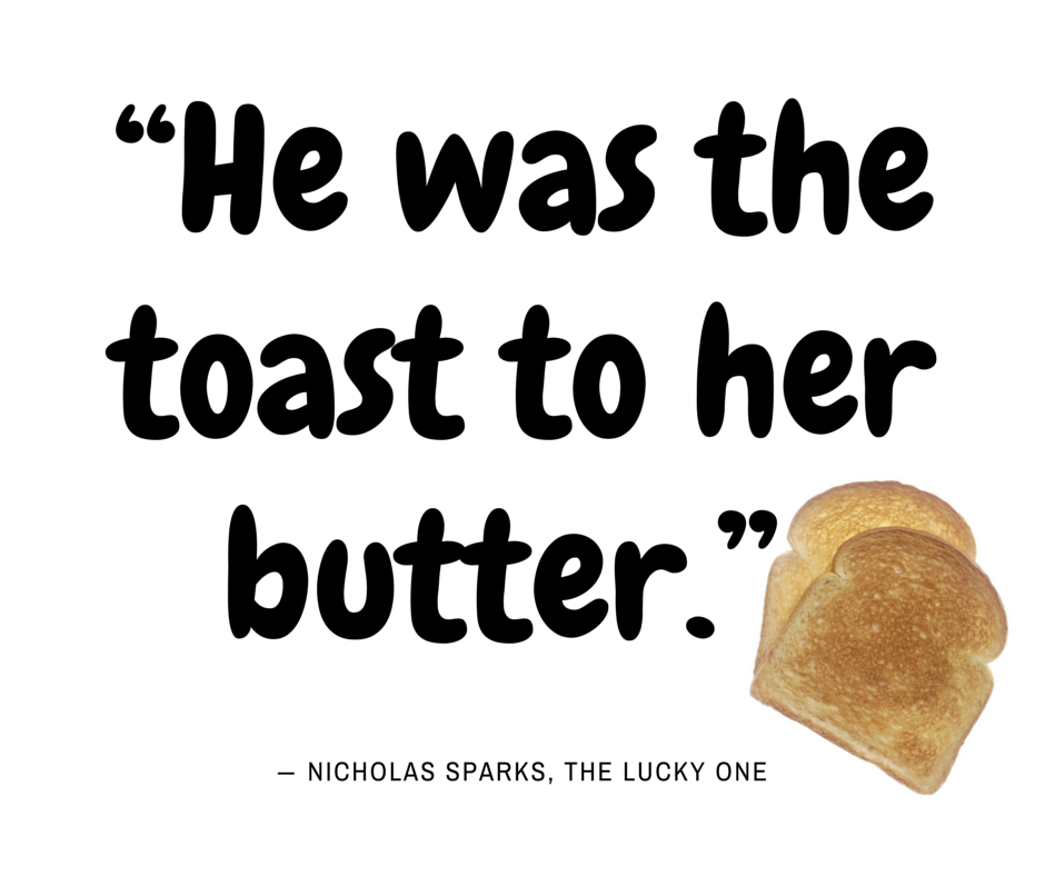 He was the toast... Nicholas Sparks, The Lucky One