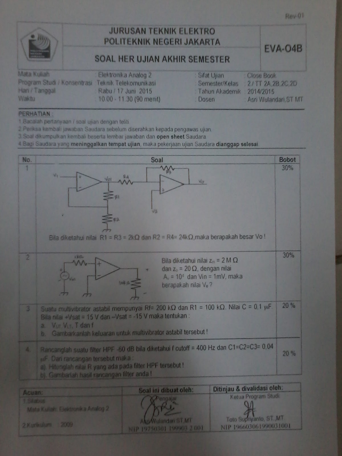 Contoh Soal Elektronika Analog Siswa Populer Contoh Soal Elektronika Analog Siswa Populer