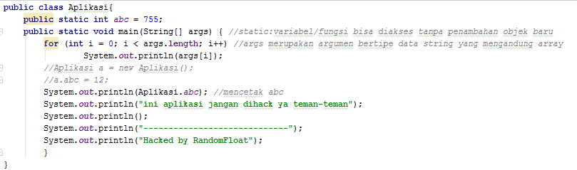 Pengenalan Program Java Menggunakan Aplikasi Intellij