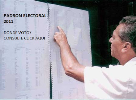Padrón Electoral - Sepa donde le toca votar