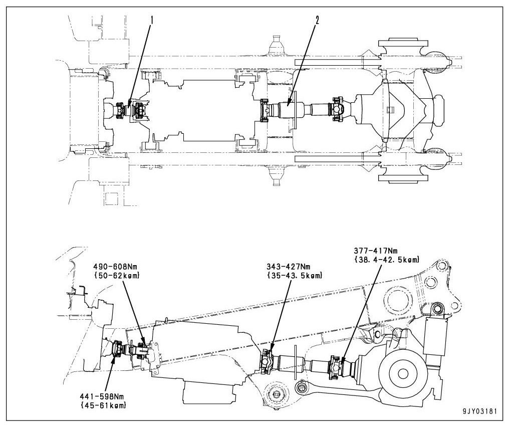 HD7857 POWER TRAIN Part 11 Komatsu Shop Manual