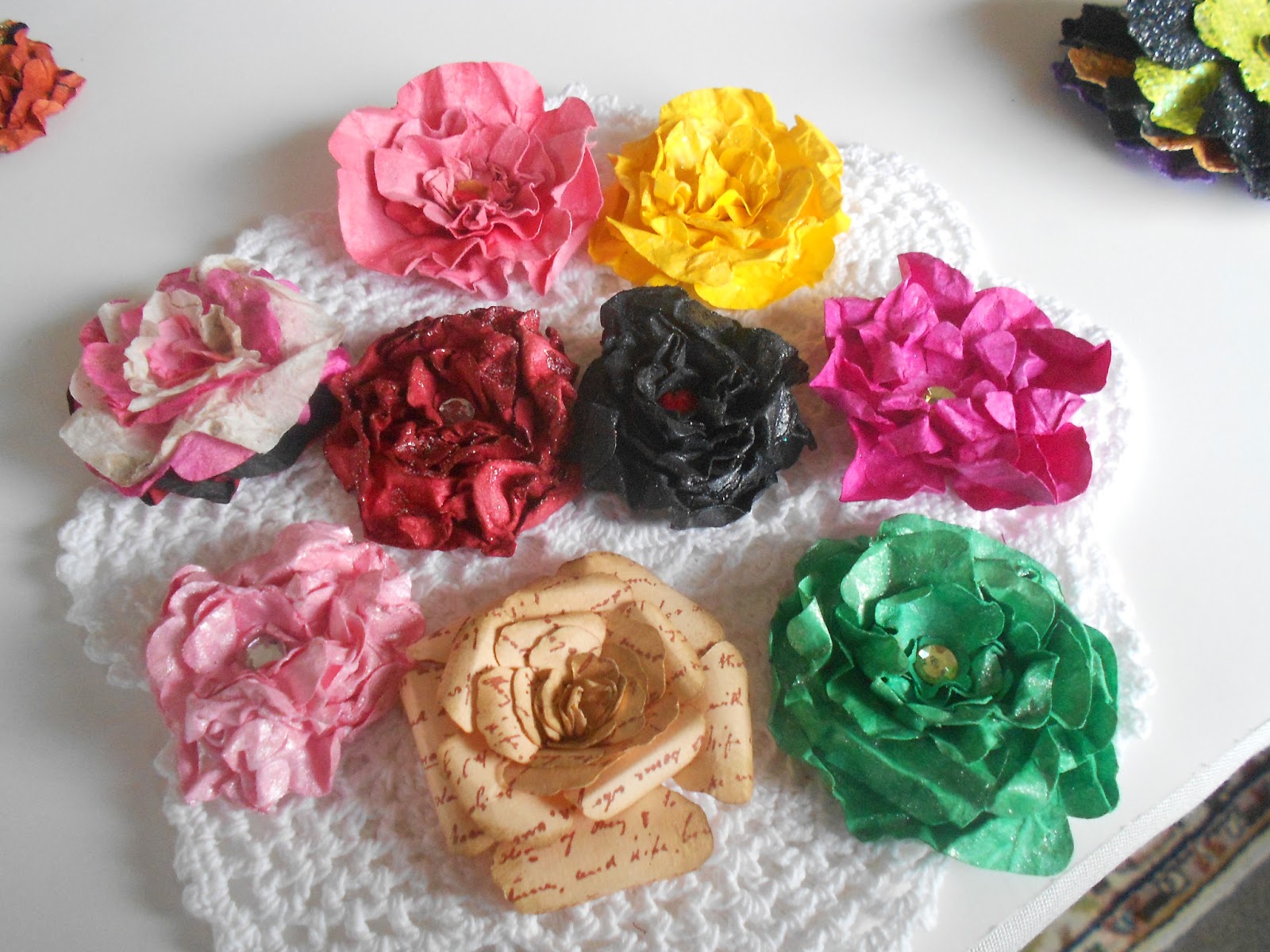 Laughngypsy Handmade Paper Flowers