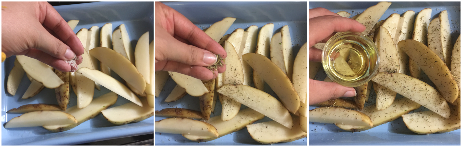Cooking for Kishore Provence Herb Seasoned Baked Truffle Fries