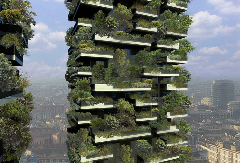 See The Forest That's Growing Within A Concrete Block In Milan
