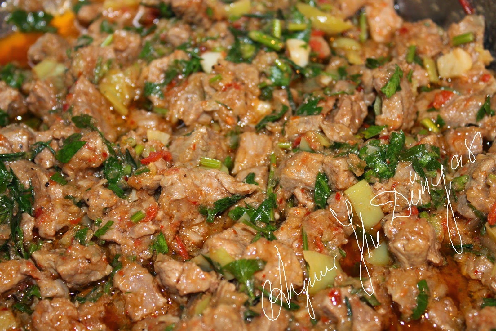 Aynur Hanımın Dünyası İslim kebabı (Etli bostan patlıcan)