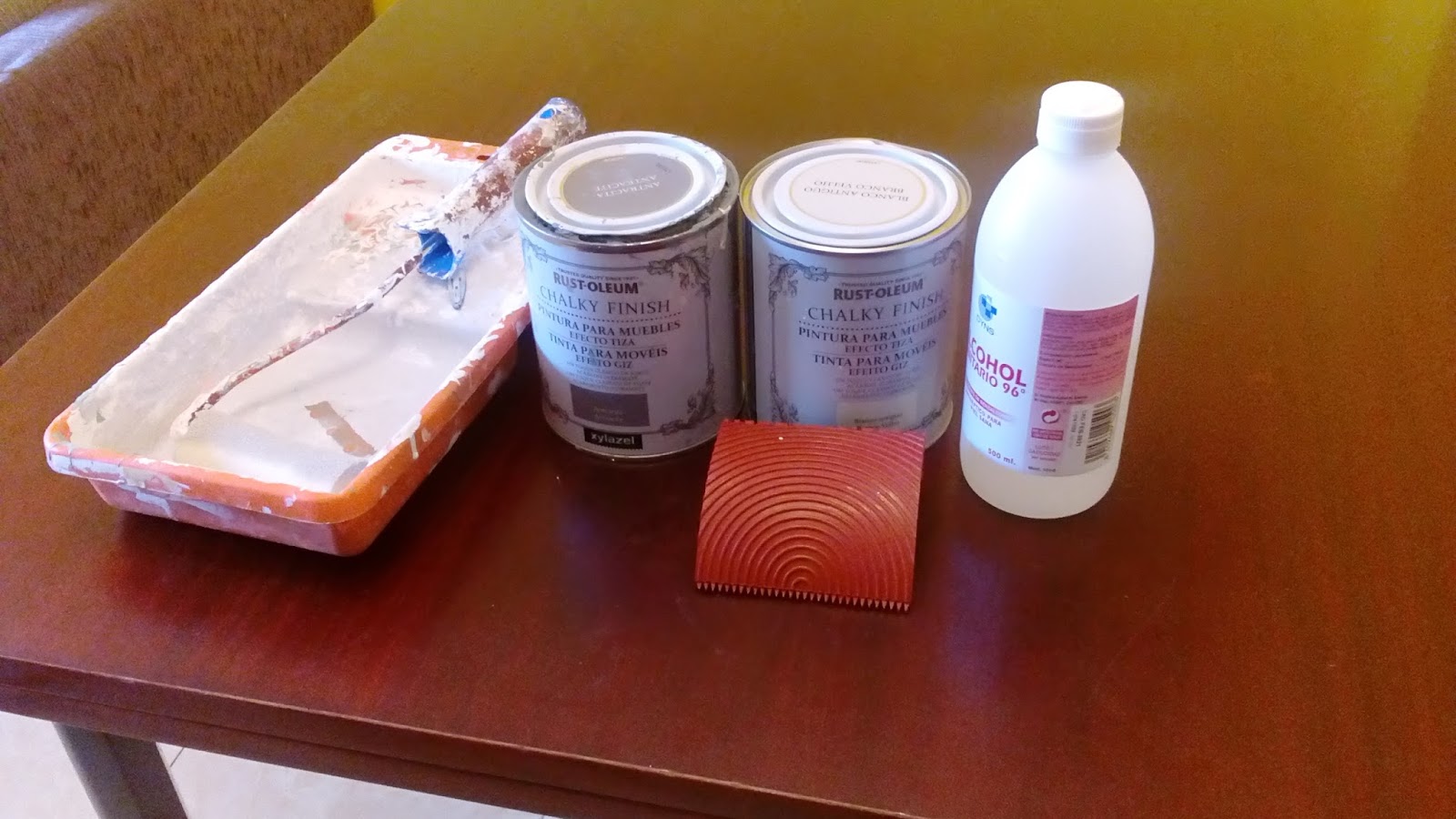 la libélula que reinventa tus trastos: reinventado mesa comedor con