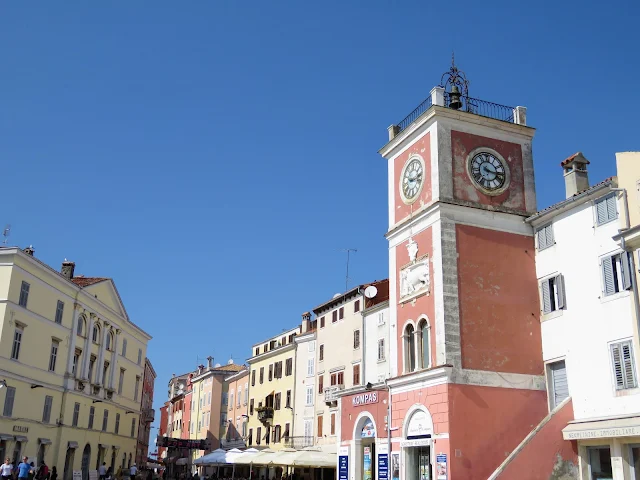 Clock tower in Rovinj Old Town