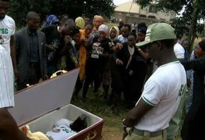 kk Photos: Corp member and first class graduate who died at Kano NYSC camp, laid to rest in Osun State
