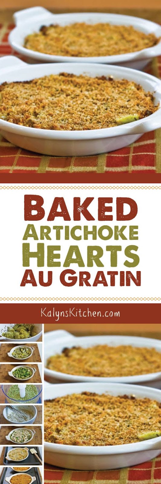 Baked Artichoke Hearts Au Gratin Kalyn's Kitchen