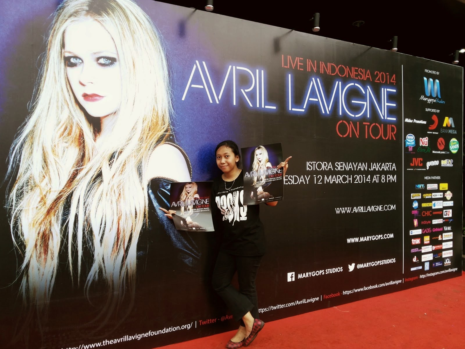 Me with Avril ;D