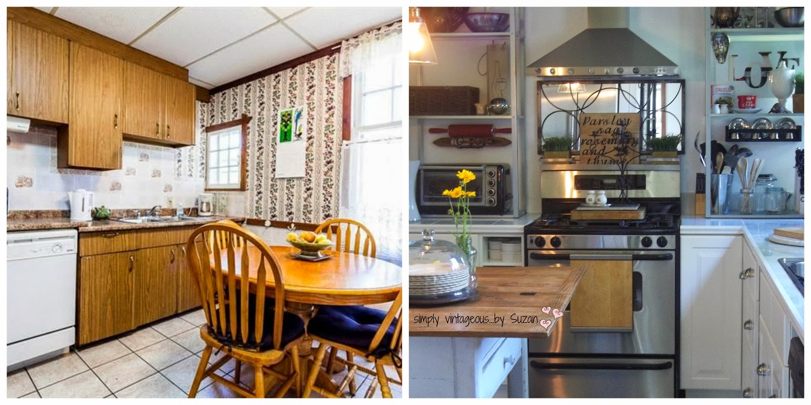 Before and after - a Kitchen makeover