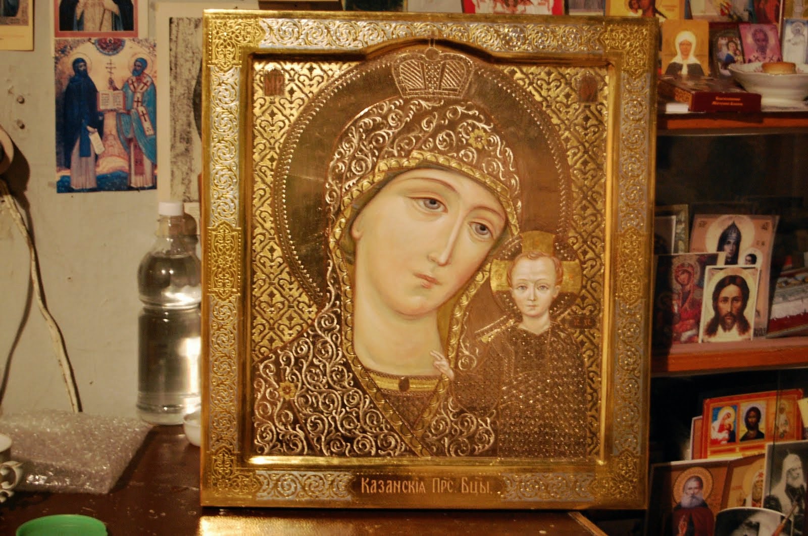 The Holy Mother of God Kazanskia, by Irina Veselkina Russia versta-K.ru