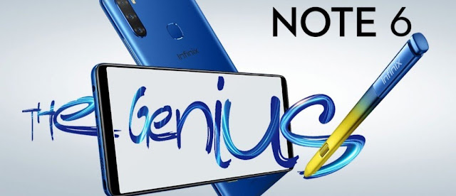 معالج هاتف إنفينكس Note 6: معالج هاتف إنفينكس Note 6: