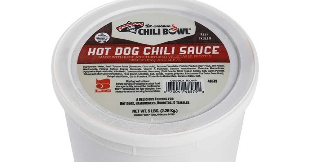 Hot Dog Sauce The Original Chili Bowl Hot Dog Chili Sauce