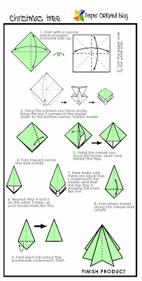 Pine tree Origami