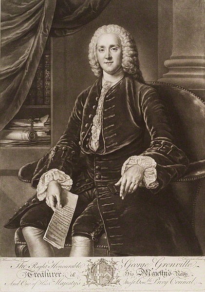 George Grenville by Richard Houston, after William Hoare, 1750-55