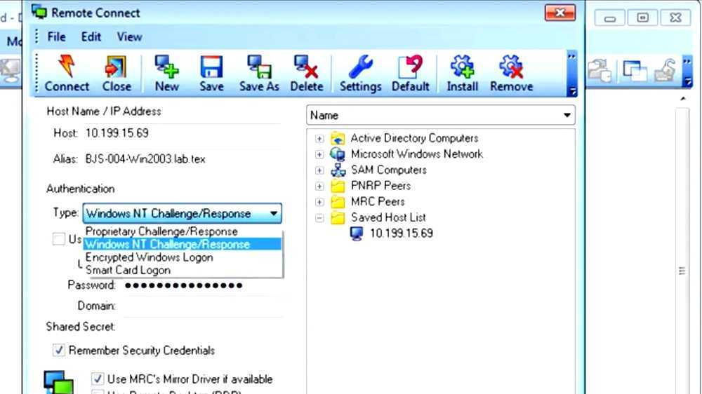 Comparison of remote desktop software