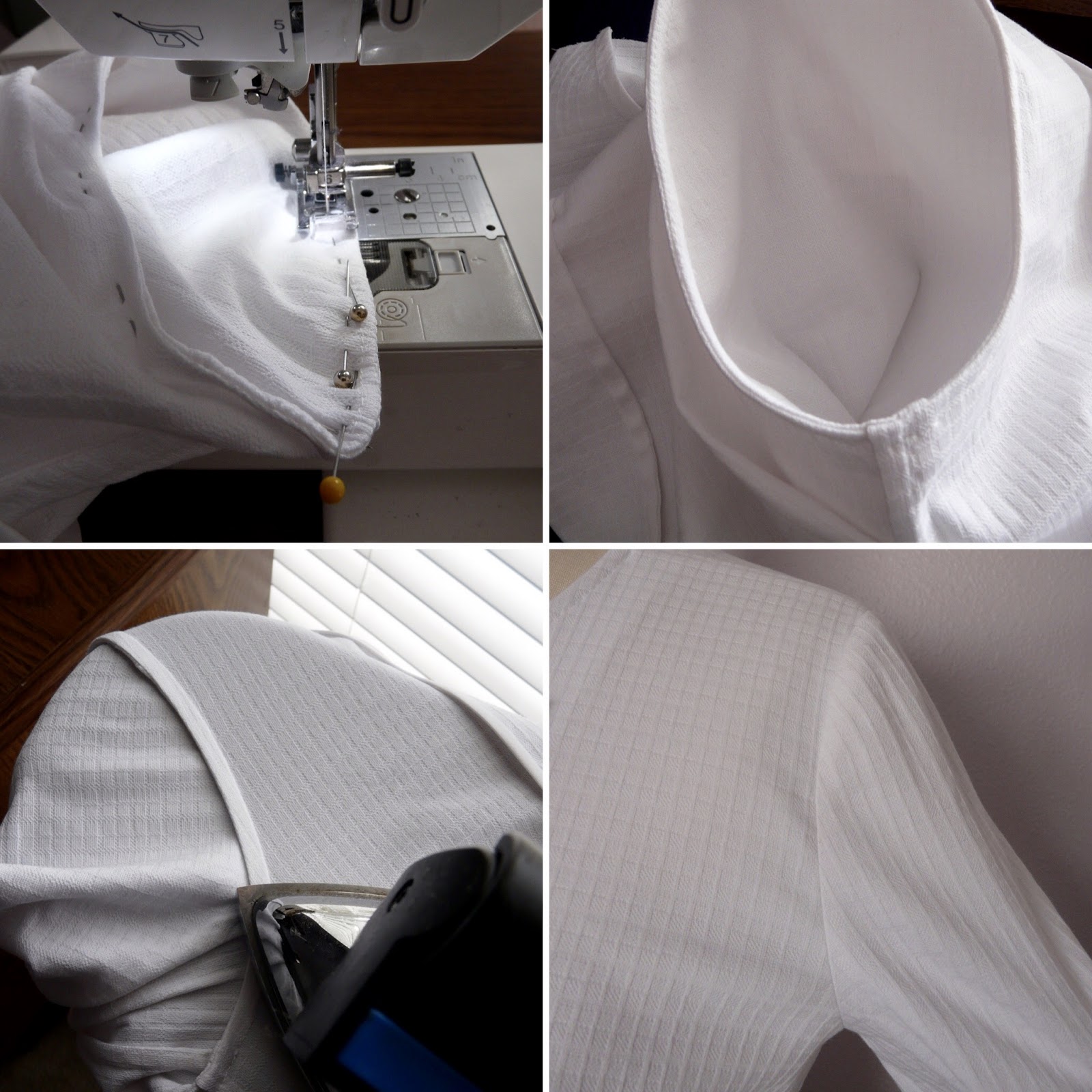 Amanda's Adventures in Sewing French Seams For the Armhole/Sleeve Junction