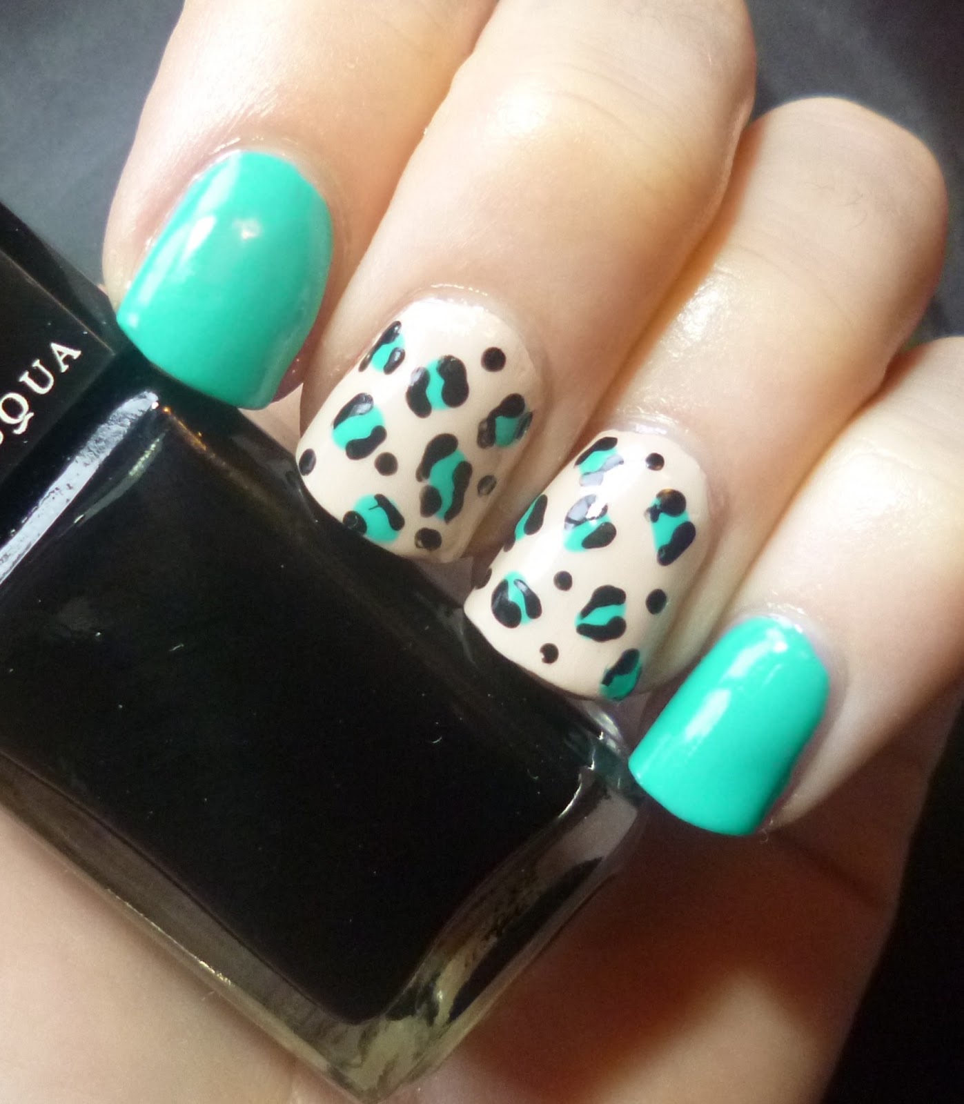 Lou is Perfectly Polished: Freehand Animal Accent nails