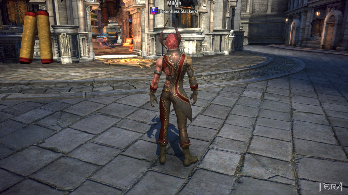 Relentless Slackers: Leatherworking Templates on a Castanic Male