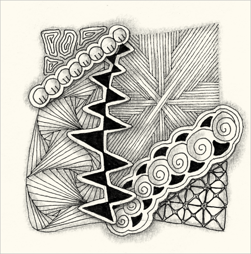 Time for Tangling: My first two Zentangles