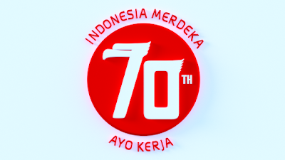 Logo hut RI ke 70 3d