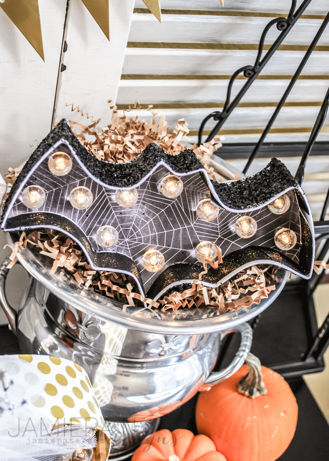 Marquee Love Halloween from Michaels Stores. One was to glam up the weekend's festivities. @jamiepate for @heidiswapp