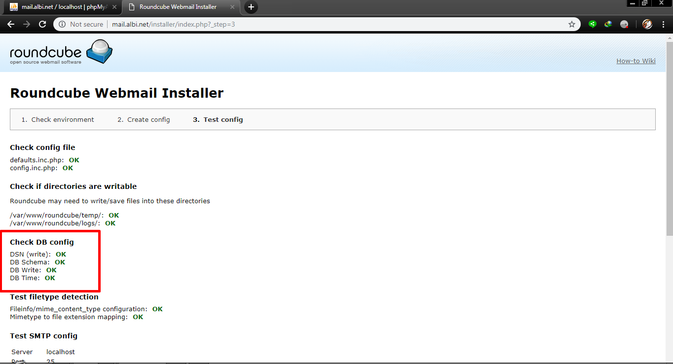 Roundcube timeweb