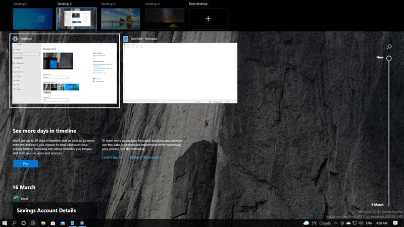 Windows 10 build 21337 gets more control over Virtual Desktops Windows 10 build 21337 gets more control over Virtual Desktops